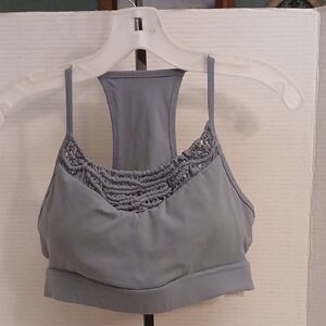 Muscle Sisters Gray Women's Sport Bra